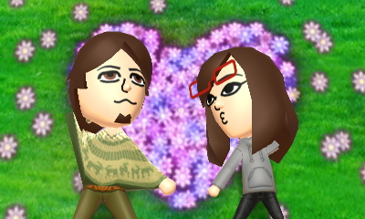 Me and my fiancée in Tomodachi Life.